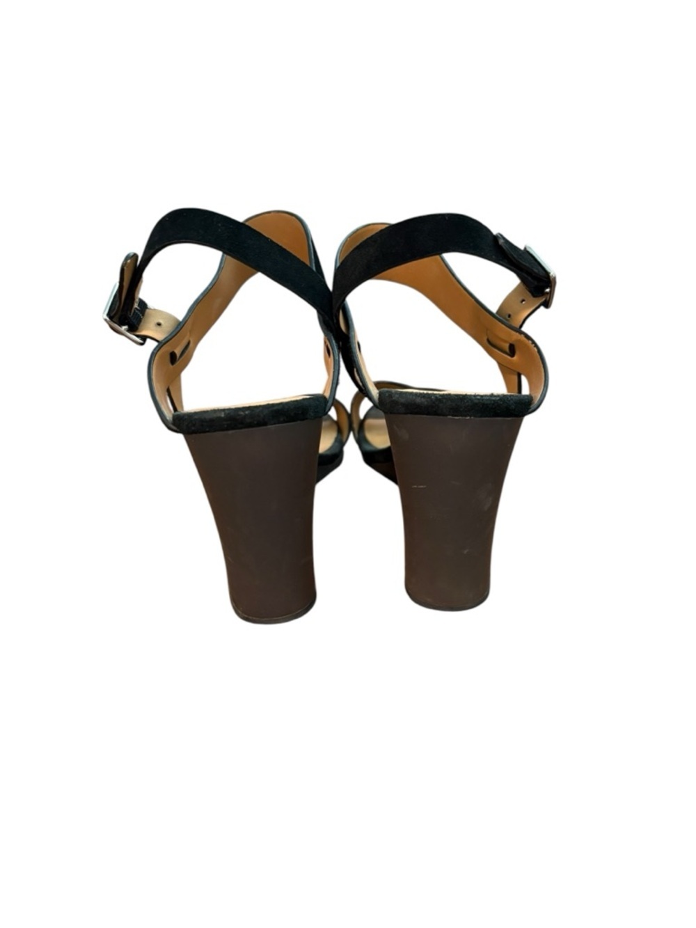 Marc by Marc Jacob’s Suede Black Open Toe Wedge - Picture 3 of 6